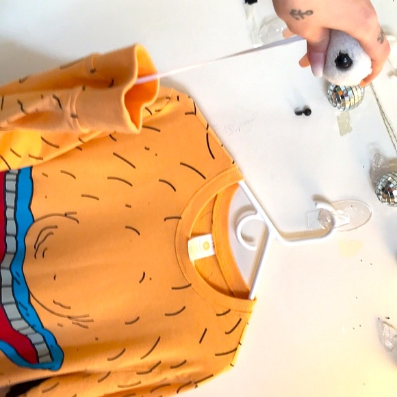 🎃🆕💚Nick Box Ahh!Real Monsters Krumm Cosplay Sweatshirt Size S!BNWOT!🎃💚🧡💚 - Picture 3 of 5